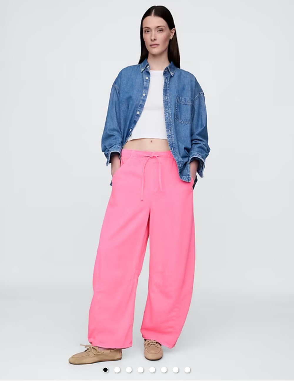 NWT • GAP Mid Rise Easy Horseshoe Jeans Pink